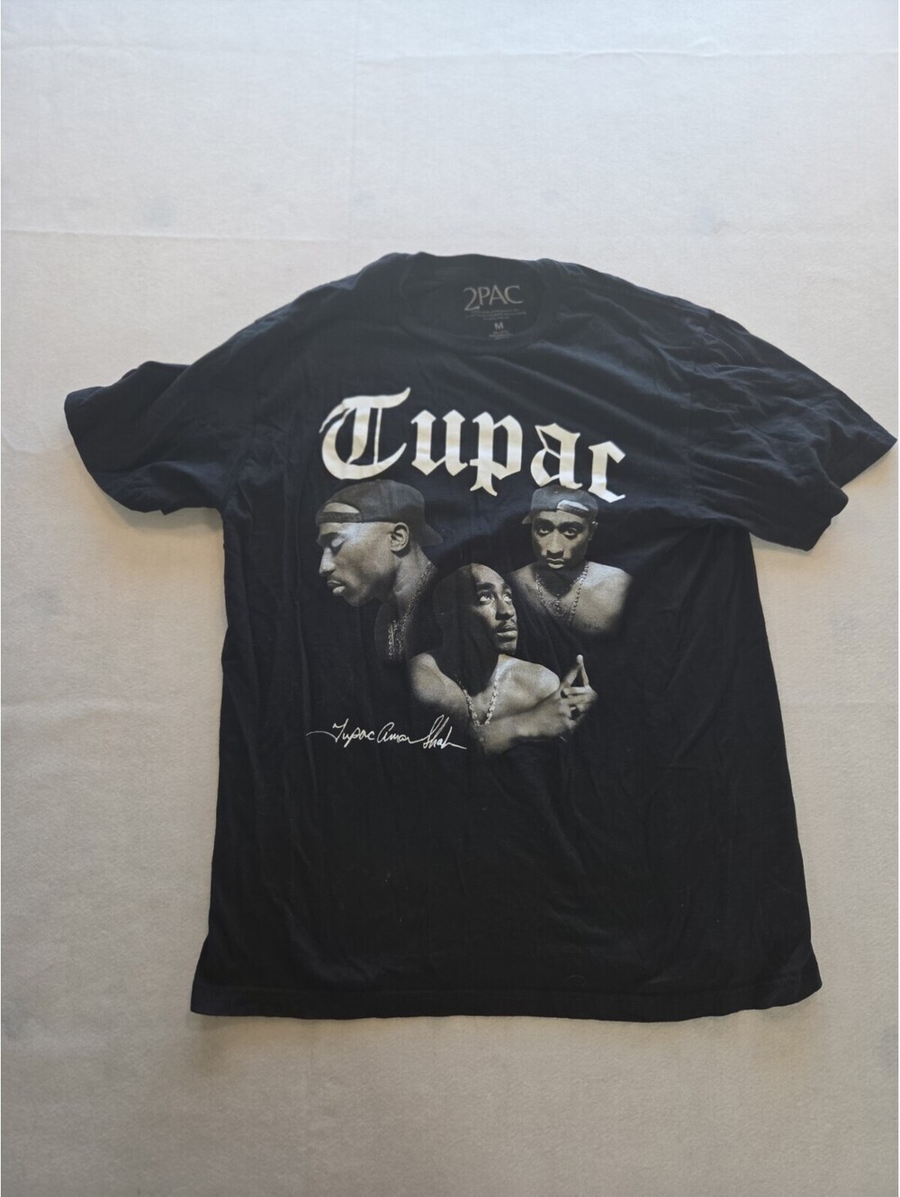 2PAC Tupac Shakur Graphic T-Shirt M 2024 Official Bravado Rap Tee CB1 0010